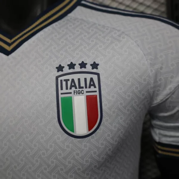 Camisa Seleção Itália Away Versão Jogador Copa Do Mundo 2026 Branca Adidas - Imagem 4