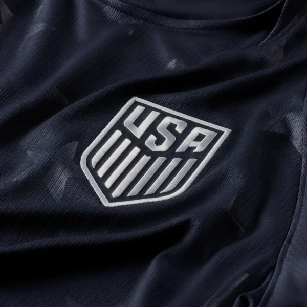 Camisa Seleção Estados Unidos USA Away Versão Torcedor Copa do Mundo 2026 Preta Nike - Imagem 2