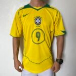 Camisa Retrô Clássica Seleção Brasileira Brasil – Nike – Amarela – 2004 – Total 90 - Imagem 18