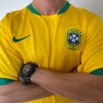 Camisa Retrô Clássica Seleção Brasileira Brasil – Nike – Amarela – 2006 - Imagem 3