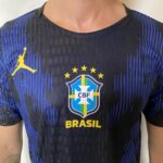 Camisa Brasil Seleção Brasileira Away Azul Jogador Copa do Mundo 2026 Jordan Nike - Imagem 2