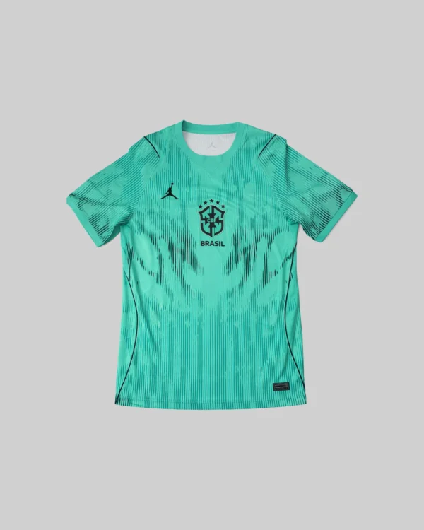 Camisa Brasil Seleção Brasileira Goleiro Torcedor Copa do Mundo 2026 Jordan Verde Nike - Imagem 10