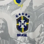 Camisa Brasil Seleção Brasileira Concept Cristo Redentor Versão Torcedor Masculina Branca 2026 Nike - Imagem 4