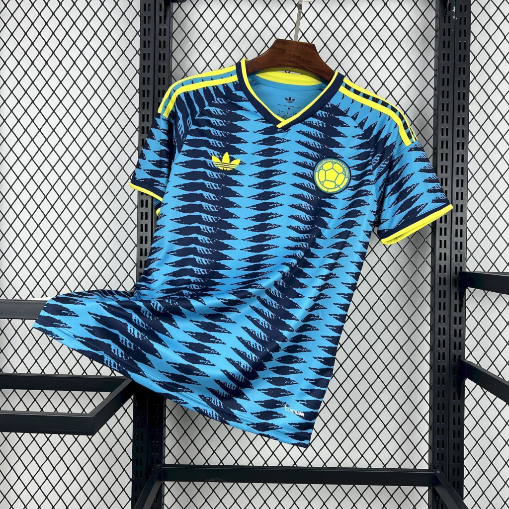 Camisa Seleção Colômbia Away Versão Torcedor Copa Do Mundo 2026 Azul Adidas
