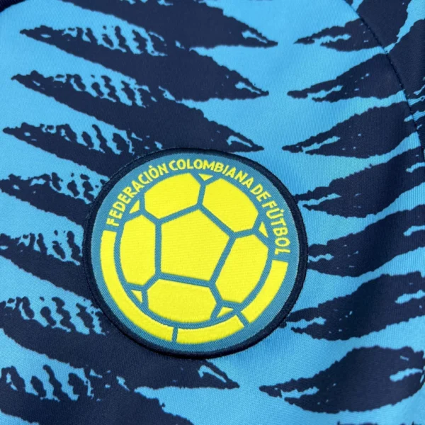 Camisa Seleção Colômbia Away Versão Torcedor Copa Do Mundo 2026 Azul Adidas - Imagem 2
