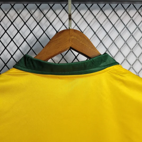 Camisa Retrô Clássica Seleção Brasileira Home - Brasil Amarela – 1988/1990 Topper - Imagem 8