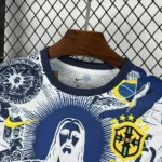 Camisa Brasil Seleção Brasileira Concept Cristo Redentor Versão Torcedor Azul 2025 Nike - Imagem 3