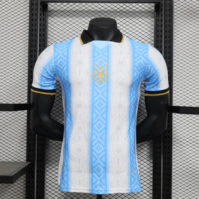 Camisa Seleção Argentina Home Versão Jogador 2025/26 - La Pulga - Comma Football