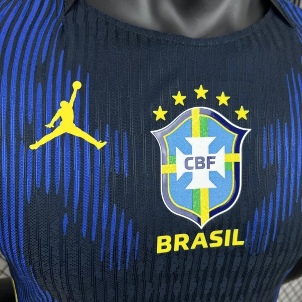 Camisa Brasil Seleção Brasileira Away Azul Jogador Copa do Mundo 2026 Jordan Nike - Imagem 15