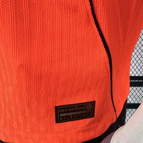 Camisa Seleção Holanda Home Versão Jogador Copa Do Mundo 2026 Laranja Nike - Imagem 5