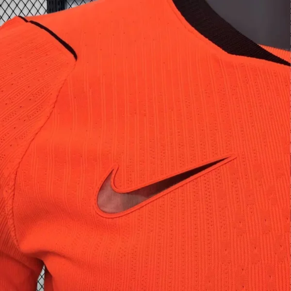 Camisa Seleção Holanda Home Versão Jogador Copa Do Mundo 2026 Laranja Nike - Imagem 2