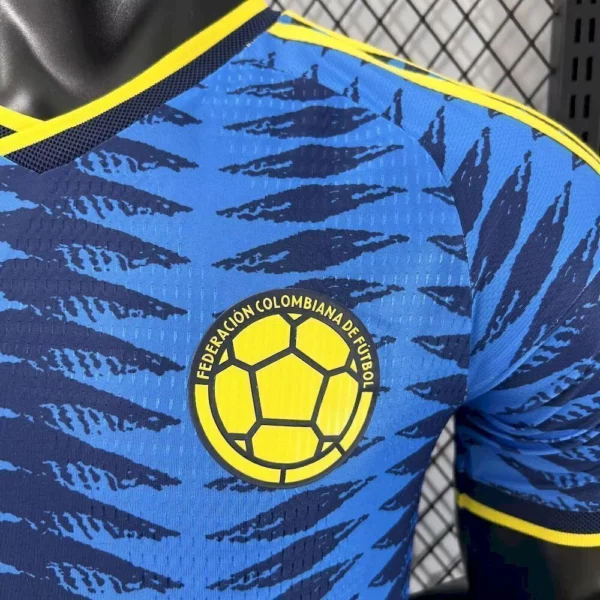 Camisa Seleção Colômbia Away Versão Jogador Copa Do Mundo 2026 Azul Adidas - Imagem 5