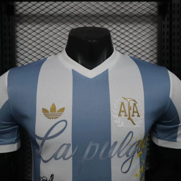 Camisa Seleção Argentina AFA Home Versão Jogador 2024/25 - La Pulga Messi Adidas - Imagem 2