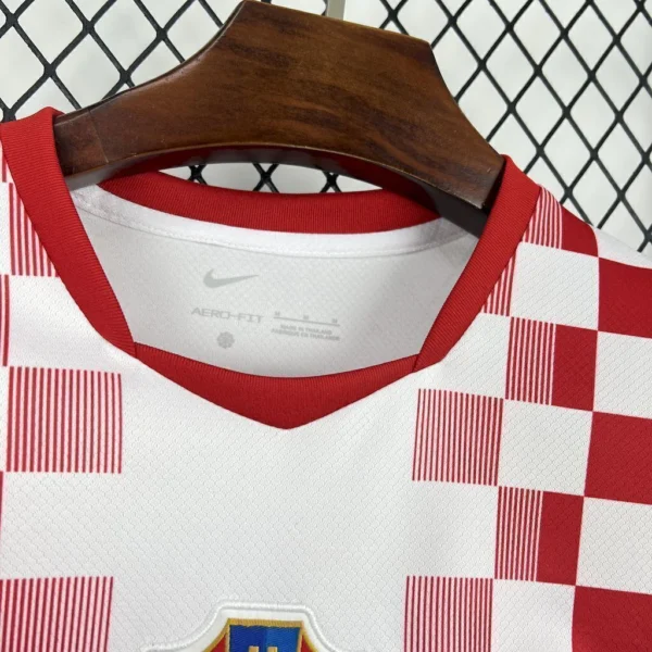 Camisa Seleção Croácia Home Versão Torcedor Copa Do Mundo 2026 Branca Nike - Imagem 3
