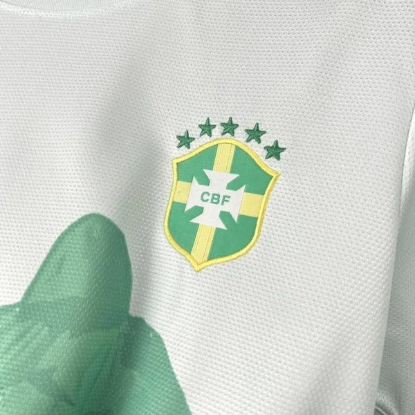 Camisa Brasil Seleção Brasileira Concept Cristo Redentor Versão Torcedor Verde 2025 Nike - Imagem 2