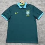 Camisa Seleção Brasil Polo Versão Torcedor Copa Do Mundo 2026 Verde Nike