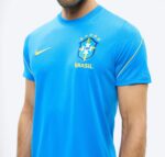 Camisa Seleção Brasil Casual Versão Torcedor Copa Do Mundo 2026 Azul Nike - Imagem 2