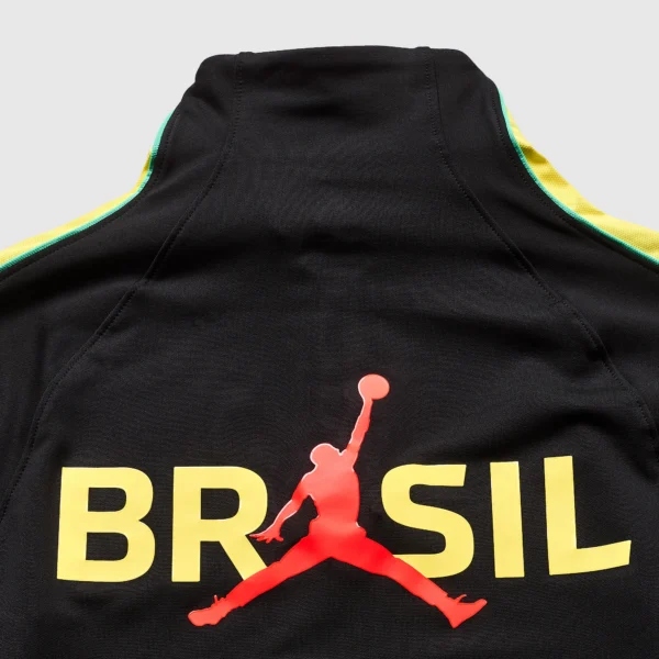 Casaco Brasil Seleção Brasileira Manga Longa 2026 Jordan Preto - Imagem 5