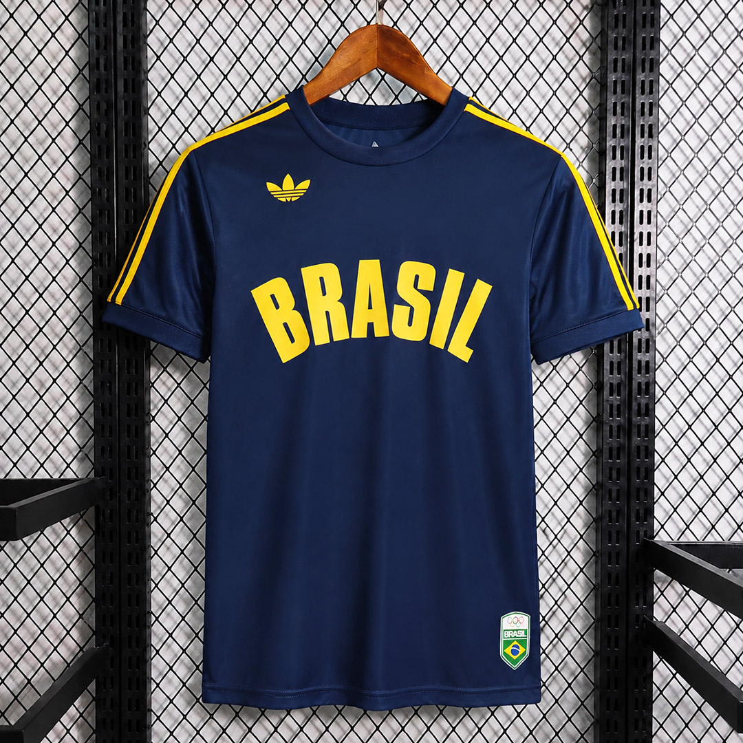 Camisa Brasil Olímpica Unissex 2026 Marinho Adidas