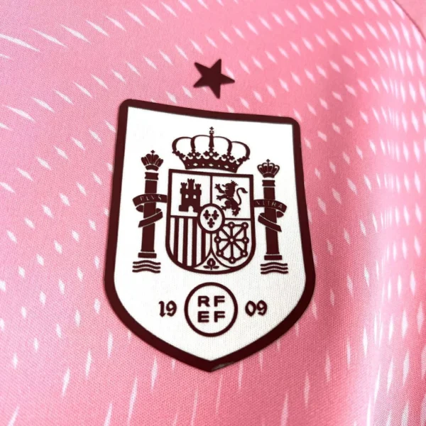 Camisa Seleção Espanha Goleiro Versão Torcedor Copa Do Mundo 2026 Rosa Adidas - Imagem 4
