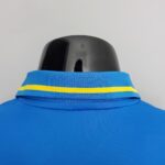 Camisa Seleção Brasil Polo Versão Torcedor Azul Nike - Imagem 6