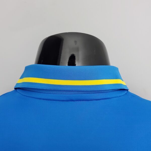 Camisa Seleção Brasil Polo Versão Torcedor Azul Nike - Imagem 6