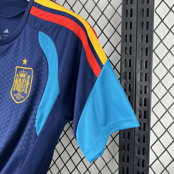 Camisa Seleção Espanha Treino Versão Torcedor Copa Do Mundo 2026 Marinho Adidas - Imagem 3