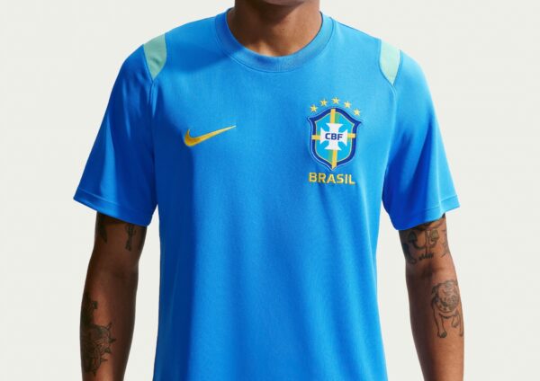 Camisa Seleção Brasil Pro-Academy Versão Torcedor Copa Do Mundo 2026 Azul Nike - Imagem 2