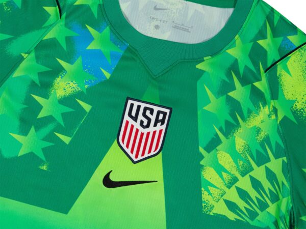 Camisa Seleção Estados Unidos USA Goleiro Versão Torcedor 2026 Verde Nike - Imagem 3