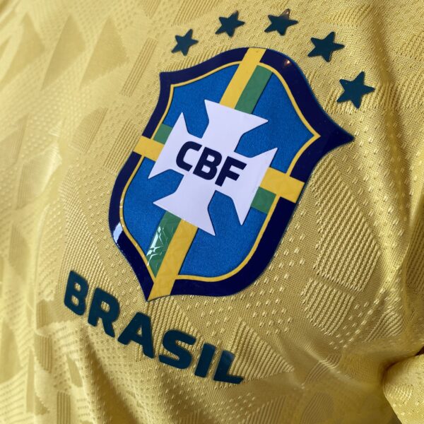 Camisa Brasil Seleção Brasileira Home Jogador Copa do Mundo 2026 Amarela Nike - Imagem 6
