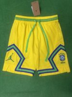 Calção Concept Basquete Seleção Brasil Copa do Mundo 2026 Amarela Jordan - Imagem 6