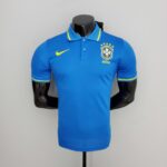 Camisa Seleção Brasil Polo Versão Torcedor Azul Nike