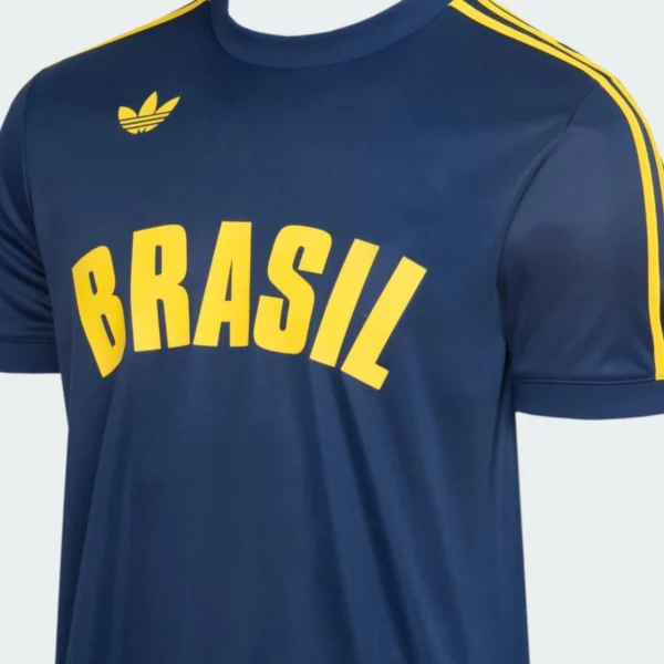 Camisa Brasil Olímpica Unissex 2026 Marinho Adidas - Imagem 3