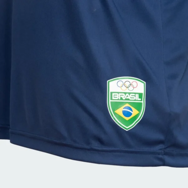 Camisa Brasil Olímpica Unissex 2026 Marinho Adidas - Imagem 4