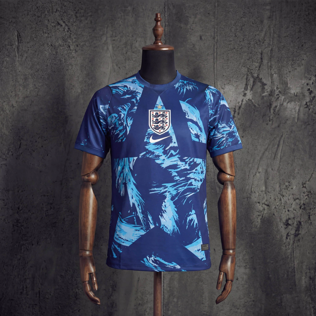 Camisa Seleção Inglaterra Goleiro Versão Torcedor Copa Do Mundo 2026 Azul Nike
