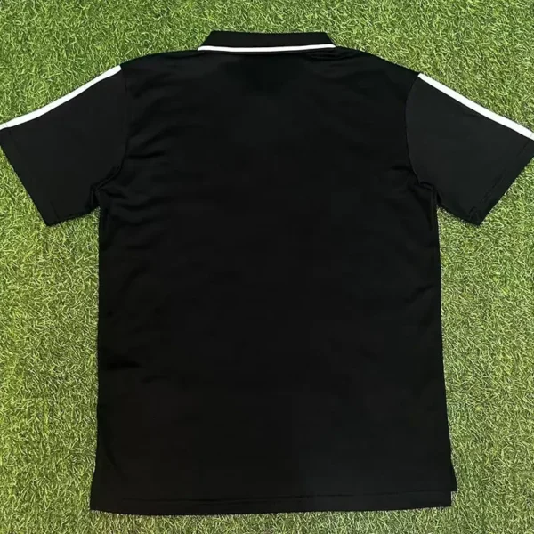 Camisa Seleção Alemanha Polo Versão Torcedor Copa Do Mundo 2026 Preta Adidas - Imagem 3
