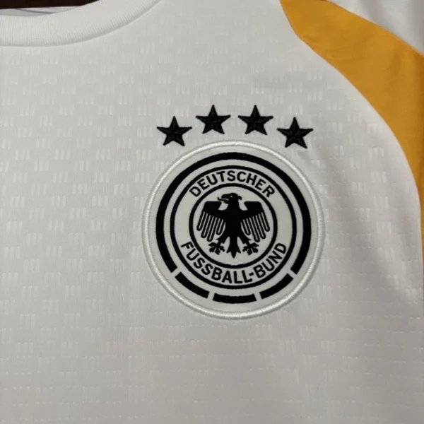 Camisa Seleção Alemanha Treino Versão Torcedor Copa Do Mundo 2026 Branco Adidas - Imagem 5