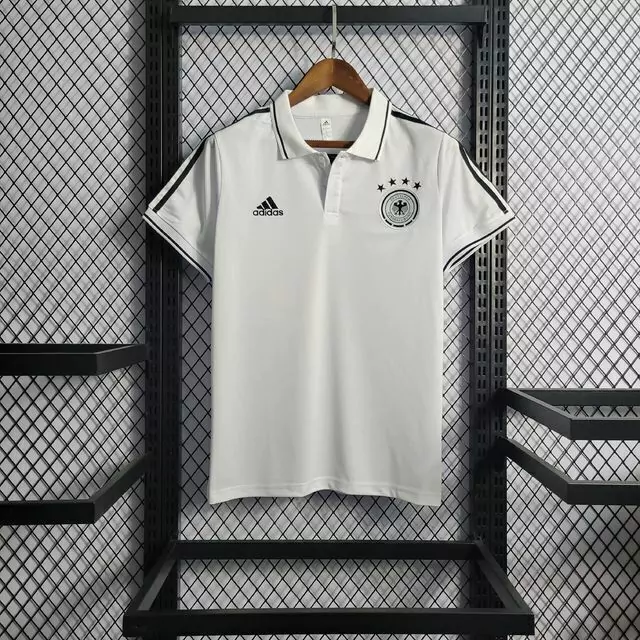 Camisa Seleção Alemanha Polo Versão Torcedor 2023 Branca Adidas