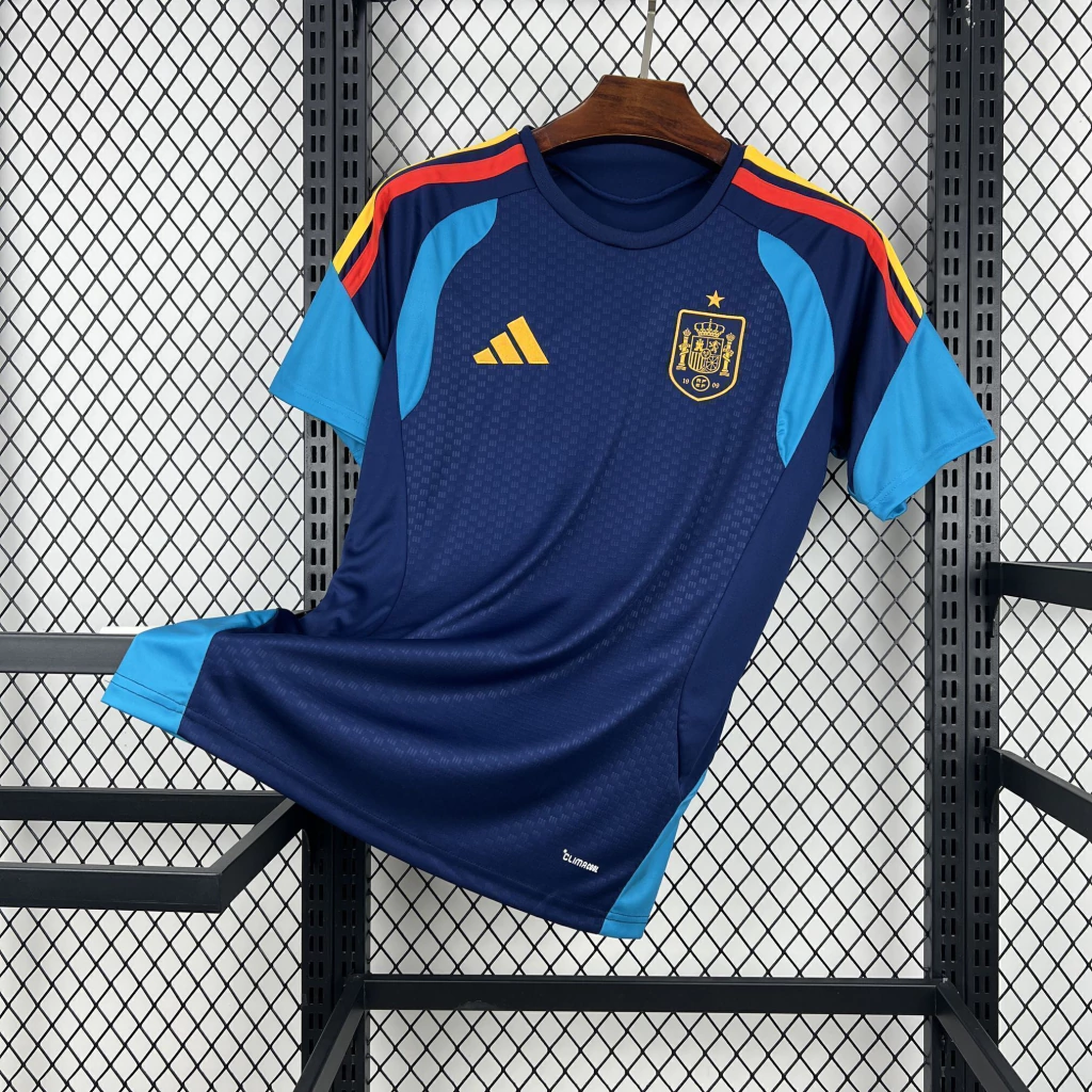 Camisa Seleção Espanha Treino Versão Torcedor Copa Do Mundo 2026 Marinho Adidas