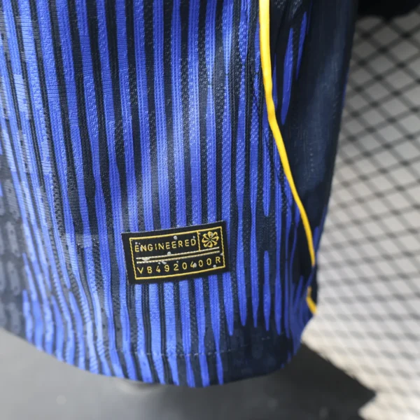 Camisa Brasil Seleção Brasileira Away Azul Jogador Manga Longa Copa do Mundo 2026 Jordan Nike - Imagem 5