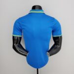 Camisa Seleção Brasil Polo Versão Torcedor Azul Nike - Imagem 5