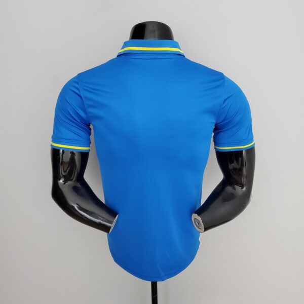 Camisa Seleção Brasil Polo Versão Torcedor Azul Nike - Imagem 5