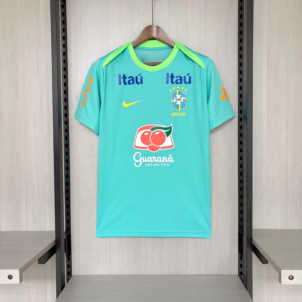 Camisa Seleção Brasil Treino Versão Torcedor Copa Do Mundo 2026 Azul Nike