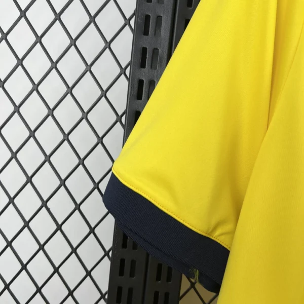 Camisa Seleção Equador Home Versão Torcedor Copa Do Mundo 2026 Amerela Marathon - Imagem 6