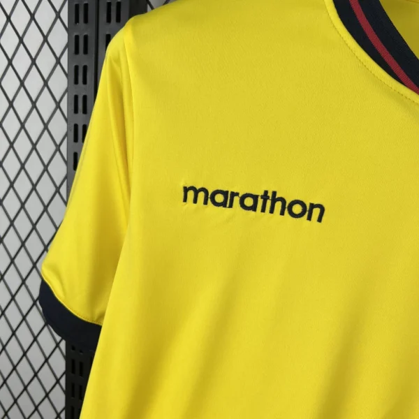 Camisa Seleção Equador Home Versão Torcedor Copa Do Mundo 2026 Amerela Marathon - Imagem 4