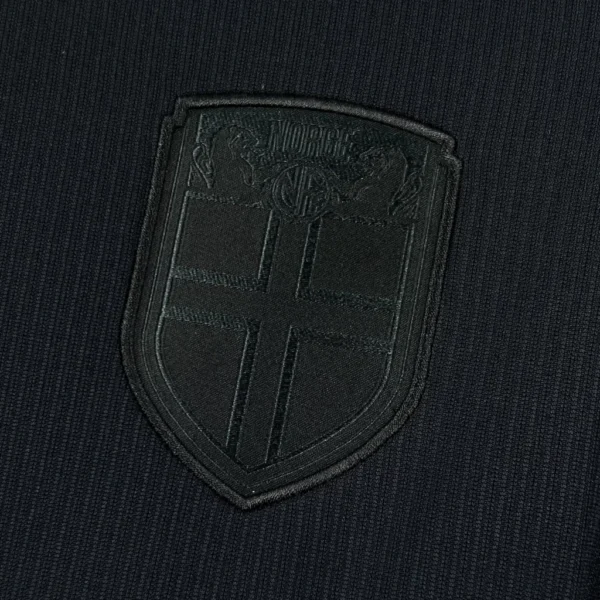 Camisa Seleção Noruega Away Versão Torcedor Copa Do Mundo 2026 Preta Nike - Imagem 4