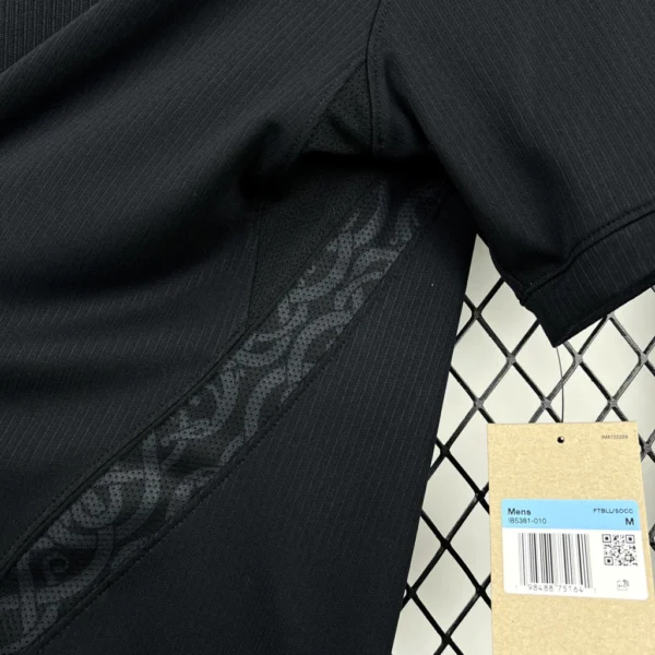 Camisa Seleção Noruega Away Versão Torcedor Copa Do Mundo 2026 Preta Nike - Imagem 5