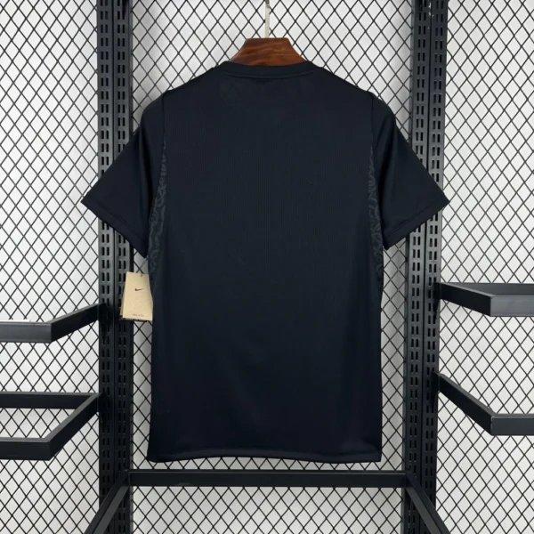 Camisa Seleção Noruega Away Versão Torcedor Copa Do Mundo 2026 Preta Nike - Imagem 9