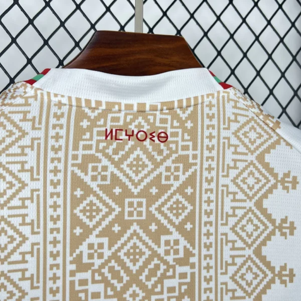 Camisa Seleção Marrocos Away Versão Torcedor Copa Do Mundo 2026 Branco Puma - Imagem 9