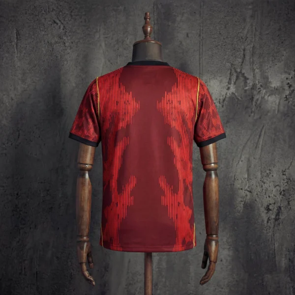 Camisa Brasil Seleção Brasileira Brasil Concept Torcedor Versão Vermelha Jordan 2026 - Imagem 8